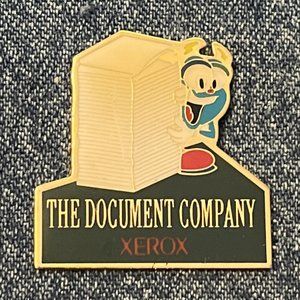 The Document Company ~ 1996 Olympic Pin ~ Sponsor ~ XEROX ~ Mascot Izzy